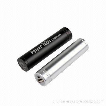 Portable Power Bank for iPhone, In Lipstick Design, 2,200mAh